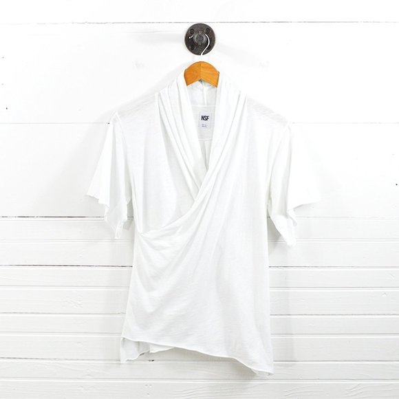 NSF Tops - Nsf Wrap Front T-Shirt #159-7